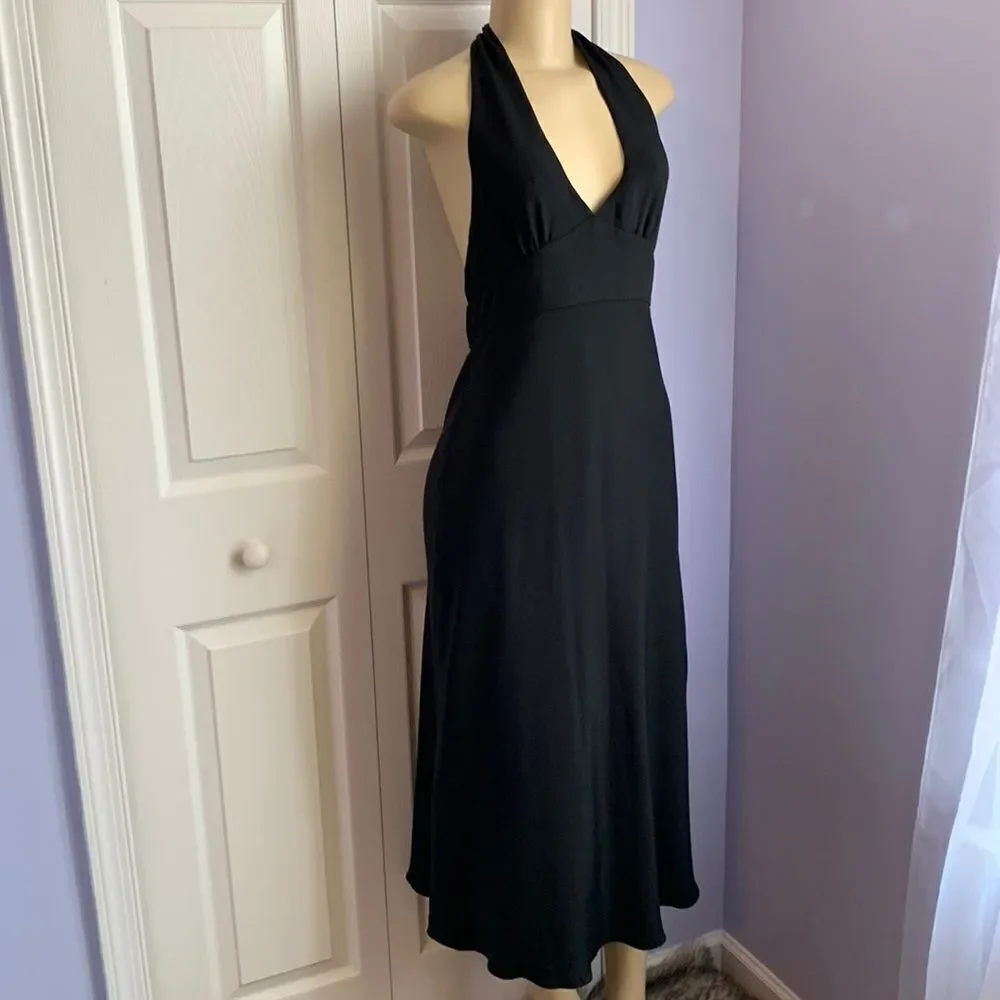 J. Crew Silk Bridal Party Special Event Cocktail Dance Prom Dress Black